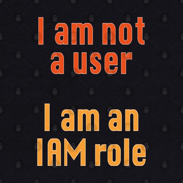 I am not a user I am an IAM role by Incognito Design